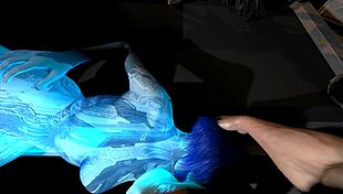 cortana performs deepthroat on master chief's dick