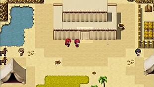 Nun's first blowjob in harem game