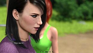 full gameplay of summer heat part 3 with brunette action