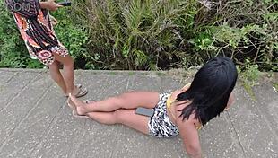 Taking The Young Carioca To The Beach For A Couple's Adventure.