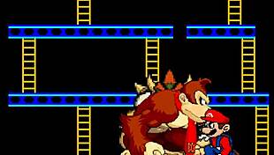 Bowser Koopa and Donkey Kong dominate Mario in this furry gay bareback cartoon scene.