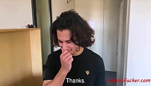 latina teen rides old guy outdoors for cash