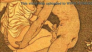 vintage erotic drawings in anime style, full of retro cartoon charm 😏