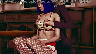 Cute 3D Lesbian Girls in Pantyhose Hentai!