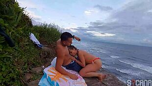 Man Fucks Hot Blonde On Beach