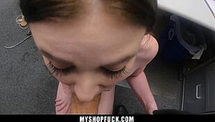 Athena Heart, A Loyal Employee, Gets Tricked By The Officer Into Shoplifting And Sex