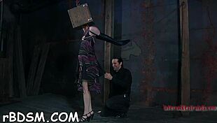 Hotty Bound And Bent Over For Rough Blowjob