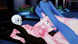 Roxy fucks me with Eris nearby on the pool in Mushoku Tensei chapter two