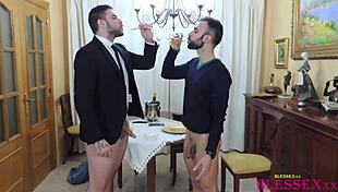 Social educator passionately gives his cock to a young 18+ twink boy.