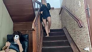 i spy on my stepbrother jerking off, then he fucks me hard like a slut?