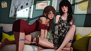 Eternum 276 features hentai with big tits in 3D game.