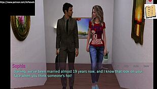 A wife and stepmother play game