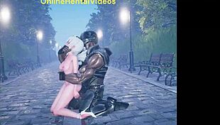 cute anime girl dancing and getting fucked part