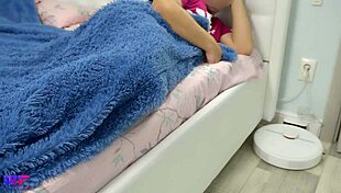 Tired Stepfather Cums In Curious Stepdaughters Mouth Again