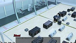 Busty Indian Milf Sex in 3D Cartoon Space