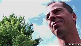 Alex gets his very first fat gay cock gay sex