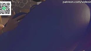 DVA, Tracer, And Widow Intensely Lick Mercy's Pussy In Overwatch Hentai