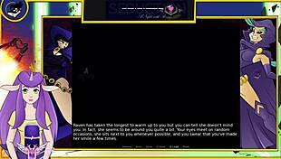 Seduction night with raven, big cock blowjob leads to orgasm