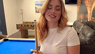 My friend's girlfriend lets me cum in her throat while he's in the other room.