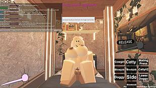 Yo, check out this wild riding and deepthroat in Roblox porn!