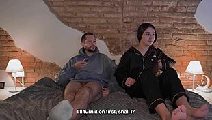 i watched a movie with my stepbrother, he showed his dick, put it in my mouth, then fucked me good