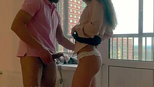 Anal sex for cash with young neighbor Katty West outdoors