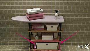 in fashion business, the mature woman strips and asks if you like her dick in this 3d anime scene