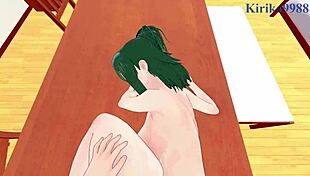 inko midoriya and bakugo intense sex