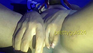 Prettygold24 Webcam Cucumber Licking In Shaved Pussy Part 2