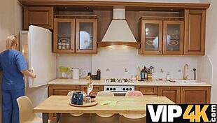 VIP4K mature maid begged for pussy action from angry boss!