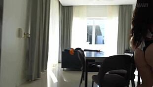 wash the dishes slave, yes sir, don't forget to eat my cum