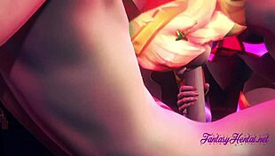 Ahri Star Guardian in Hard Sex Action