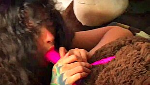 Unbox New Toy, Then Fuck Teddy Bear with Curly Hair