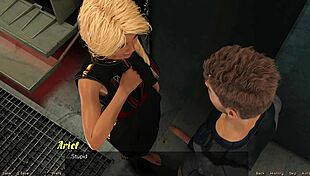 Blonde Virgin 18 Year Old Deepthroating Big Cock in Stranded in Space 144