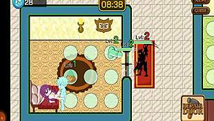 playing haunted raven hentai game