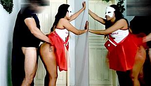 Zorro seduces the naughty nurse for anal fun.