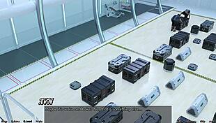 Busty Indian Milf Sex in 3D Cartoon Space