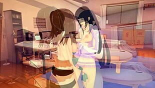 lesbian hinata x diane naruto x seven deadly sins