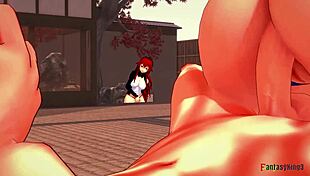 Mushoku Tensei Eris catches Roxy fucking and joins in sheer fantasy trailer