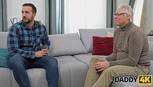 Daddy4k WATCHES son's girlfriend STEAL and GETS sideways.