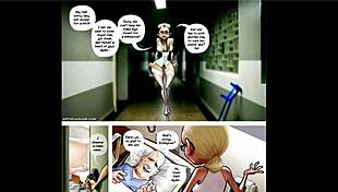 Night nurse appears in intriguing cartoon comics