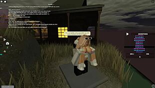 Golden temptation gets a wet and wild missionary ride in Roblox