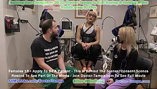 Become Doctor Tampa for Channy Crossfire's Humiliating Sophomore Gyno Exam