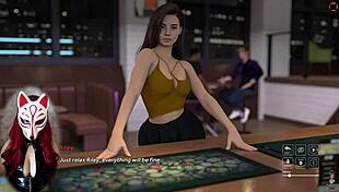 playful fox steps into debauchery enjoying upskirts in brothel