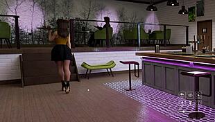 Wow, this 3D cartoon slut cheats with old man in brothel!