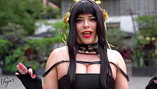 Yor Forger gets down and dirty in anime cosplay