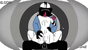 Mime and dash hmv in animated hentai style