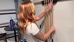 My friend's girlfriend lets me cum in her throat while he's in the other room.