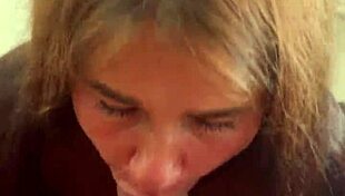 long-legged beauty in bodysuit gets her big ass fucked hard and swallows cum! 😍