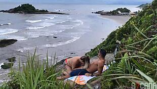 Man Fucks Hot Blonde On Beach